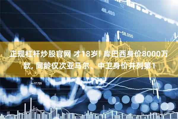 正规杠杆炒股官网 才18岁! 库巴西身价8000万欧, 同龄仅次亚马尔、中卫身价并列第1